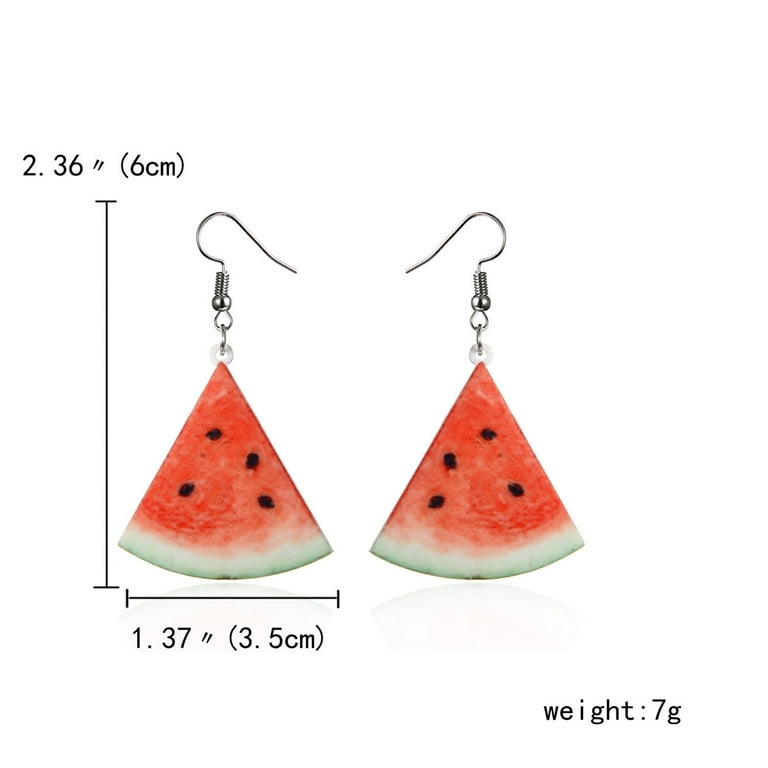 Betsey johnson shop watermelon earrings