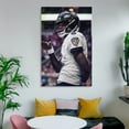 thumbnail image 6 of Poster Lamar Jackson American Football Art Wall Art Poster Scroll Canvas Painting Picture Living Room Decor Home 16x24inch(40x60cm), 6 of 6