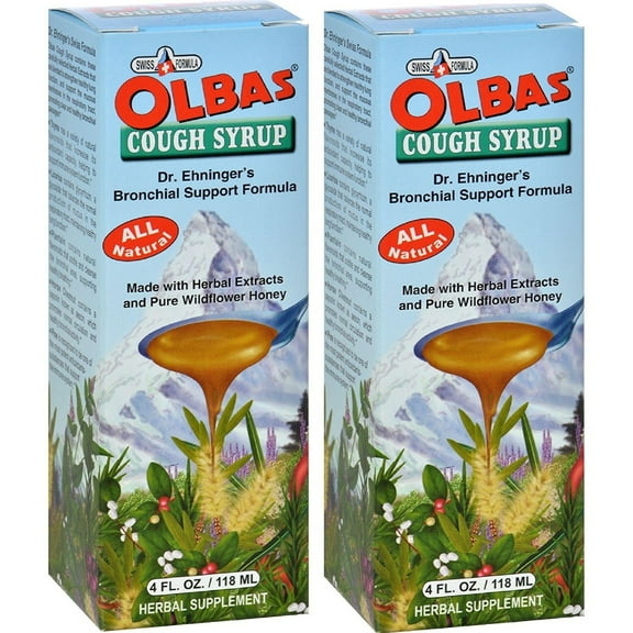 Olbas Cough Syrup 4 oz - 2 Pack