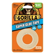Gorilla Crystal Clear Double-Sided Super Glue Tape 5/8 inches  x 20 feet,  Assembled Product Weight 0.089 lbs