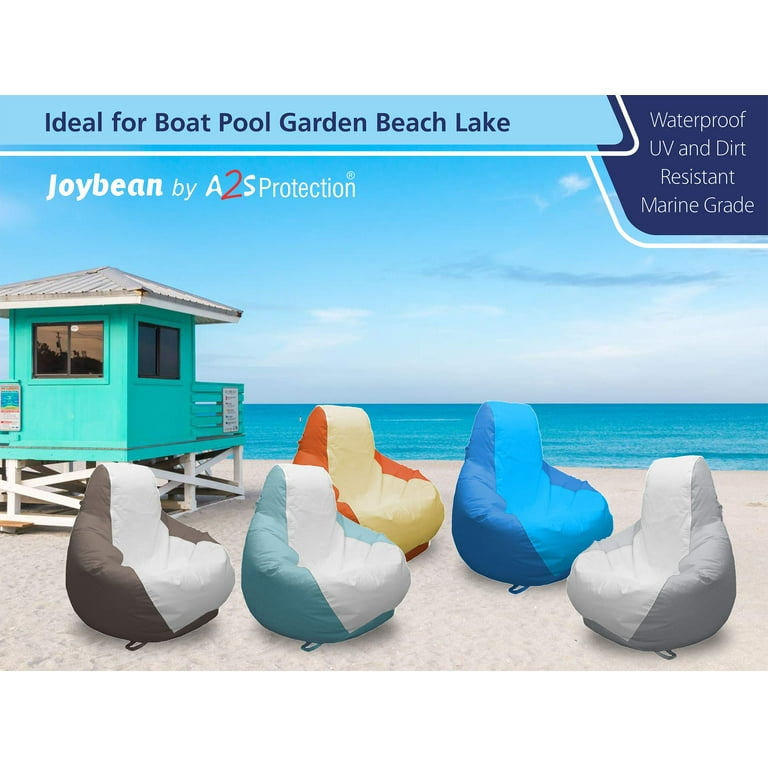 JoyBean Outdoor Bean Bag Chair Teardrop - Water Resistant Marine