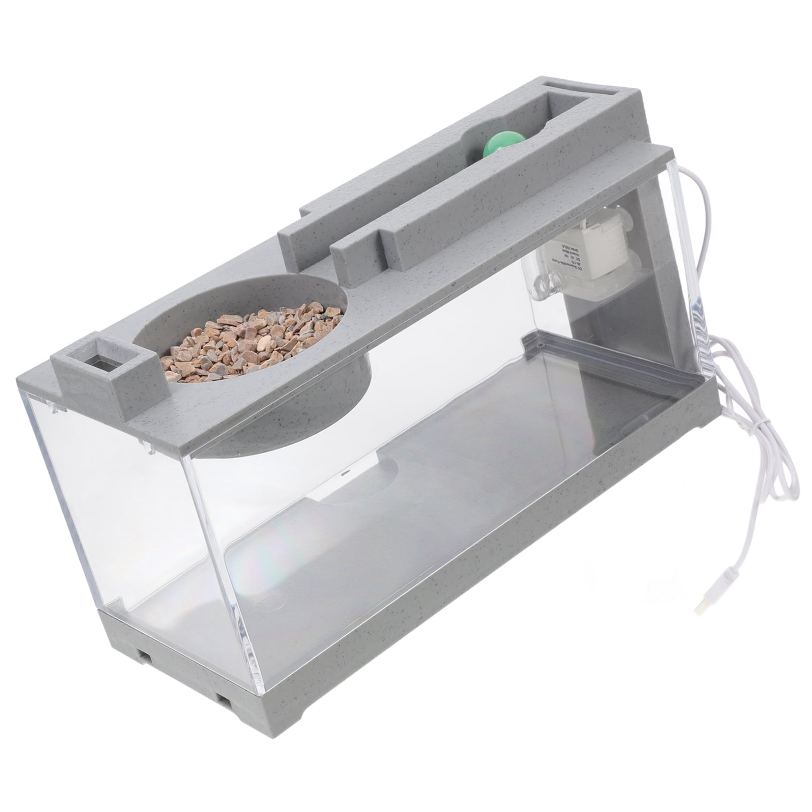 OFFIGAM Aquarium Fish Tank Easy Maintenance ABS For Home Use 1Set