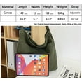 thumbnail image 2 of Canvas Tote Bag for Women Men Unisex Purses Women's Crossbody Handbags Hobo Shoulder Bag for Teen Girls…, 2 of 2