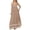 Khaki, variant on OSOLU Solid Color Women Summer Flowy Maxi Dress Casual Sleeveless Spaghetti Strap Ruffle Beach Long Dresses Soft Sundress Vacation 2025 Elegant Classy Dresses