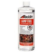 Aladdin Clear Lamp Oil Fuel - Kerosene Alternative Clean Burning Odor Free for Indoor/Outdoor Flat Wick Lanterns, Lamps and Tiki Torches, 32 ounce