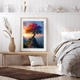 thumbnail image 6 of Diamond Art Kit for Adults, Majestic Multicolored Tree Cliff Sunset Diamond Painting for Adults Beginners, DIY Diamond Art Painting Kits, 5D Diamond Painting Crafts for Home Decor 12x16 Frameless, 6 of 7