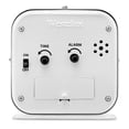thumbnail image 3 of Westclox Analog QA Loud Alarm Clock with White Square Metal Case, 4.3W x 2D x 4.6H In., 3 of 3