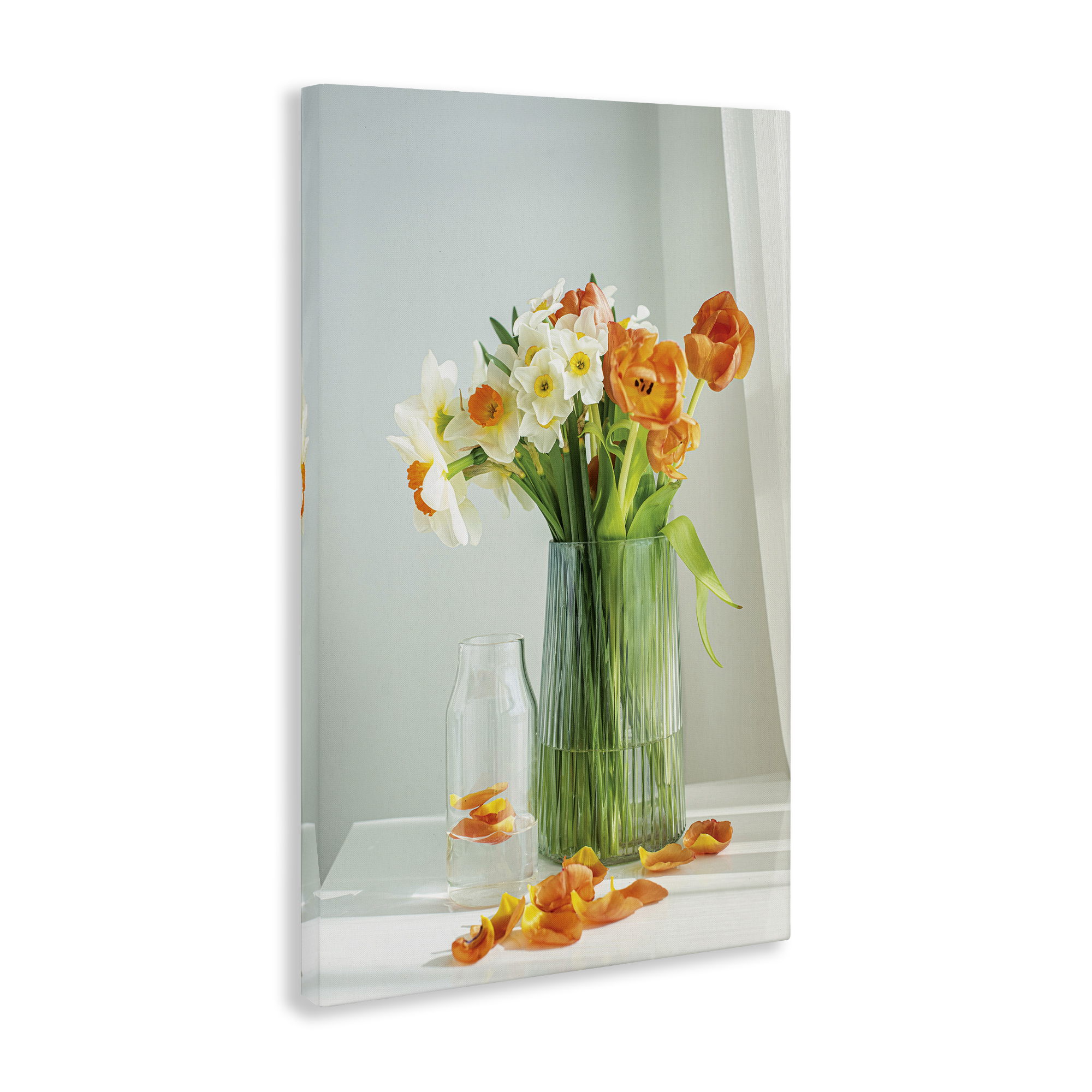 Stupell Industries Daffodil Still Life Botanical & Floral Photography Gallery Wrapped Canvas Art Print Wall Art, 24 x 36