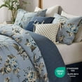 thumbnail image 5 of Cotton Bedding Set, 7PCS Queen Vintage Floral Comforter Set, Blue Comforter Set,Cotton Bed In A Bag, Household Supplies & Décor Bedding Bedding Sets 7PCS Queen Vintage Floral Comforter Set, 5 of 21