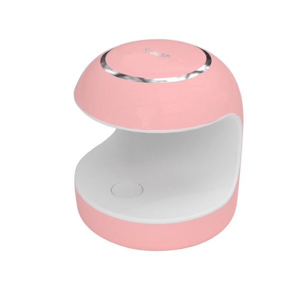 Mini UV LED Lámpara de uñas Gel Polaco Secador de uñas Lámpara de curado USB Nail UV Light LED Thera Irfora Rosa