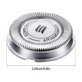 thumbnail image 4 of Baohd 6 Pcs Tête de Rasoir Électrique Poils du Visage Têtes de Tondeuse à Barbe Réparation Entretien Accessoires Pièces de Rechange Remplacement pour Philips, 4 of 9