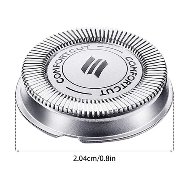 stanreset 6 Pcs Tête de Rasoir Électrique Têtes de Tondeuse à Barbe Accessoires de Réparation Pièces de Rechange
