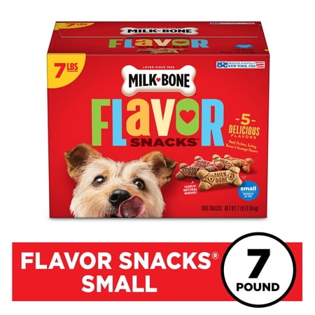 Milk-Bone Flavor Snacks Small Dog Biscuits, Flavored Crunchy Dog Treats, 7 lb. - Image 7