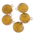 thumbnail image 1 of 5Pcs /Set DIY Findings Moon Drip Charm Necklace Bracelet Earrings Yellow, 1 of 8
