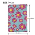 thumbnail image 3 of Pofeuu Daisies Flowers Print Travel Document Organizer Passport Holder Men Women for Family (6.5 in x 4.5 in),Wallet Holder Credit Card Clutch Bag Case, 3 of 5