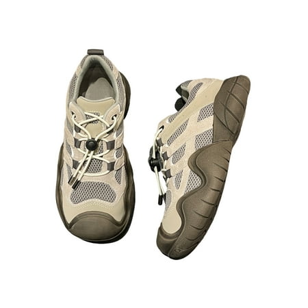 

UKAP Women Running Shoe Mesh Sneakers Lightweight Athletic Shoes Retro Casual Sneaker Ladies Workout Vintage Khaki 7