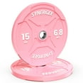 thumbnail image 1 of Synergee Bumper Plates – Durable Olympic Weight Plates, Low-Bounce Rubber for Strength Training, Powerlifting, and Functional Workouts., 1 of 6