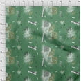 thumbnail image 4 of oneOone Rayon Green Fabric Geometric Diy Clothing Quilting Fabric Print Fabric By Yard 56 Inch Wide, 4 of 4