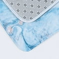 thumbnail image 2 of Blue Bath Mat, Marble Bathroom Rug, Abstract Bath Rug, Blue Marble Bathroom Rug, Bath Mats for Bathroom, 24''''X16'''', 2 of 6