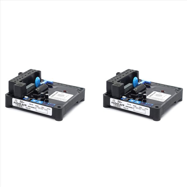 2X AS540 AVR Generador Sin Escobillas Regulador Automático de Voltaje Estabilizador de Potencia Generador de Petróleo Crudo Accesorios para Alternador