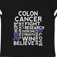 thumbnail image 4 of Inktastic Colon Cancer Awareness Ribbon Boys or Girls Toddler T-Shirt, 4 of 5