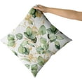 thumbnail image 3 of Eucalyptus Leaf Pillow Covers 18x18 Set of 2 Watercolor Pillow Sage Green Leaf Pillow Covers Gold Leaves Modern Throw Pillows Cover Decor Gifts for Bed Couch Sofa Living Room, 3 of 6