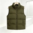 thumbnail image 5 of Edvintorg Womens Lightweight Puffer Vest Stand Collar Zip up Sleeveless Waistcoat Quilted Jackets with Pockets Plus Size, 5 of 7