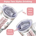 thumbnail image 5 of Grandma Tumbler My Favorite People Call Me Grandma Pink Floral 40 oz Tumblers with Handle and Straw Stainless Steel Insulated Grandma Coffee Cup Mug Grandma Gifts for Grandma, 5 of 6