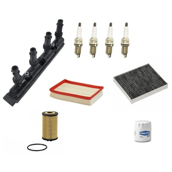 Direct Ignition Coil Platinum Spark Plugs Tune Up for 2013-2019 Buick Encore 1.4