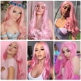 thumbnail image 7 of Cosplay Wig Long Gradient Braid Anime Wig with Bangs Ponytail Synthetic Wig Suitable for Women's Party, 7 of 7