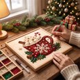 thumbnail image 3 of Qwtwty Christmas Pearl Painting Art Kit for Adults, DIY Pearl Painting Dot Gem Art for Bedroom Living Room Bathroom Wall Decor, 3 of 8