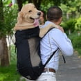 thumbnail image 2 of Light Weight Pet Carrier Backpack For Small And Medium Dogs, Veterinarian Approved Safe Bag For Travel - Easy Take Space Saving - Black M, 2 of 5