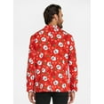 thumbnail image 4 of Jolly Knits Men's and Big Men's Christmas Print Blazer, Sizes S-3XL, 4 of 6