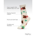 thumbnail image 3 of MeMoi Women's Squirrels Holiday Crew Socks - Mens - Male, 3 of 7