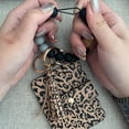thumbnail image 3 of BELOVING Bracelet pour Femmes deevoka Clé Bracelet Imprimé Léopard, 3 of 8