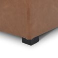 thumbnail image 3 of CHITA Faux Leather Storage Stool Ottoman, Foot Rest Stool Seat, Saddle Brown, 3 of 8