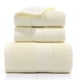 thumbnail image 1 of Zhuge Juego de toallas de baño de 3 piezas, de algodón peinado, absorbentes, suaves, de lujo, color beige., 1 of 2