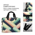 thumbnail image 4 of FORMRS 16" Laptop Sleeve Bag Carrying Case with Handle Travel Shoulder Briefcase, Green Stripes, 4 of 8