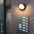 thumbnail image 3 of Apliques de pared para exteriores, luces LED de 12 W, apliques exteriores impermeables, iluminación arriba y abajo para porche, patio, vestíbulo de garaje (luz cálida), 3 of 5