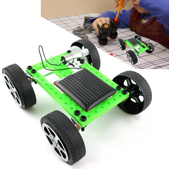 Children Mini Sun Power Solar Car Model Scientific Assembly Toy Educational