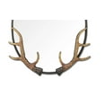thumbnail image 2 of SPI Home Bronze Finish Cast Iron Antler Oval Mirror 26 X 21.5, 2 of 3