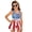 American Flag Tie-dye, variant on Xixirimido Pink Starfish Shell Conch Print One Piece Swimsuit for Girls Sleeveless Swim Dress Girls Modest Bathing Suit Skirted Swimwear with Built-in Shorts UPF 50 , 12-13 Years