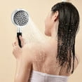thumbnail image 6 of JingChun Space Aluminum Shower Nozzle，Pressurized Bathroom Faucet Shower Head， Water Heater Household Bath Shower Head Four-Point Universal Interface Removable and Easy To Clean, 6 of 8