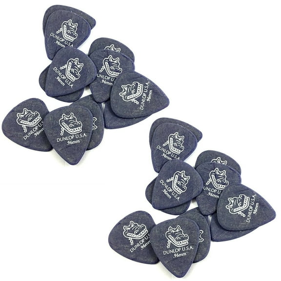 Dunlop Guitar Picks 24 Pack Gator Grip .96mm Heavy - (417P.96)