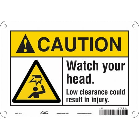

Condor Safety Sign 7 inx10 in Polyethylene 479C34 479C34 ZO-G5551371