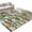 Beige, variant on Entryway Rug 2'x3', Green Cactus Kitchen Runner Rugs Non-Slip Carpet Mats, Summer Watercolor Botanical Leaf Plant Bedside Rugs Runners Washable Floor Carpet for Bathroom Laundry Room