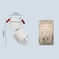 thumbnail image 3 of Foco LED de efecto agua para la decoración del hogar | Dormitorio Entrada a la sala de estar Salón de uñas | Luminaria de iluminación ambiental brillante | Eficiencia energética | Fácil de instalar, 3 of 8