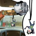 thumbnail image 3 of Car Steering Wheel Lock, Clown Design, 1PCS, Auto Accessory, Car Mirror Decoration, 3 of 8