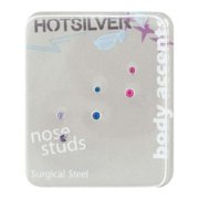 Lead Crystal Brt Nose Stud Value