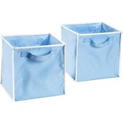 Seed Sprout - Set of 2 Canvas Pop-Up Storage Tote, Blue